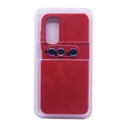 Capa de Silicone com Conjunto de Vidro de Câmera Separado para Samsung Galaxy 14 Vermelho Capa de Silicone com Conjunto de Vidro de Câmera Separado para Samsung Galaxy 14 Vermelho